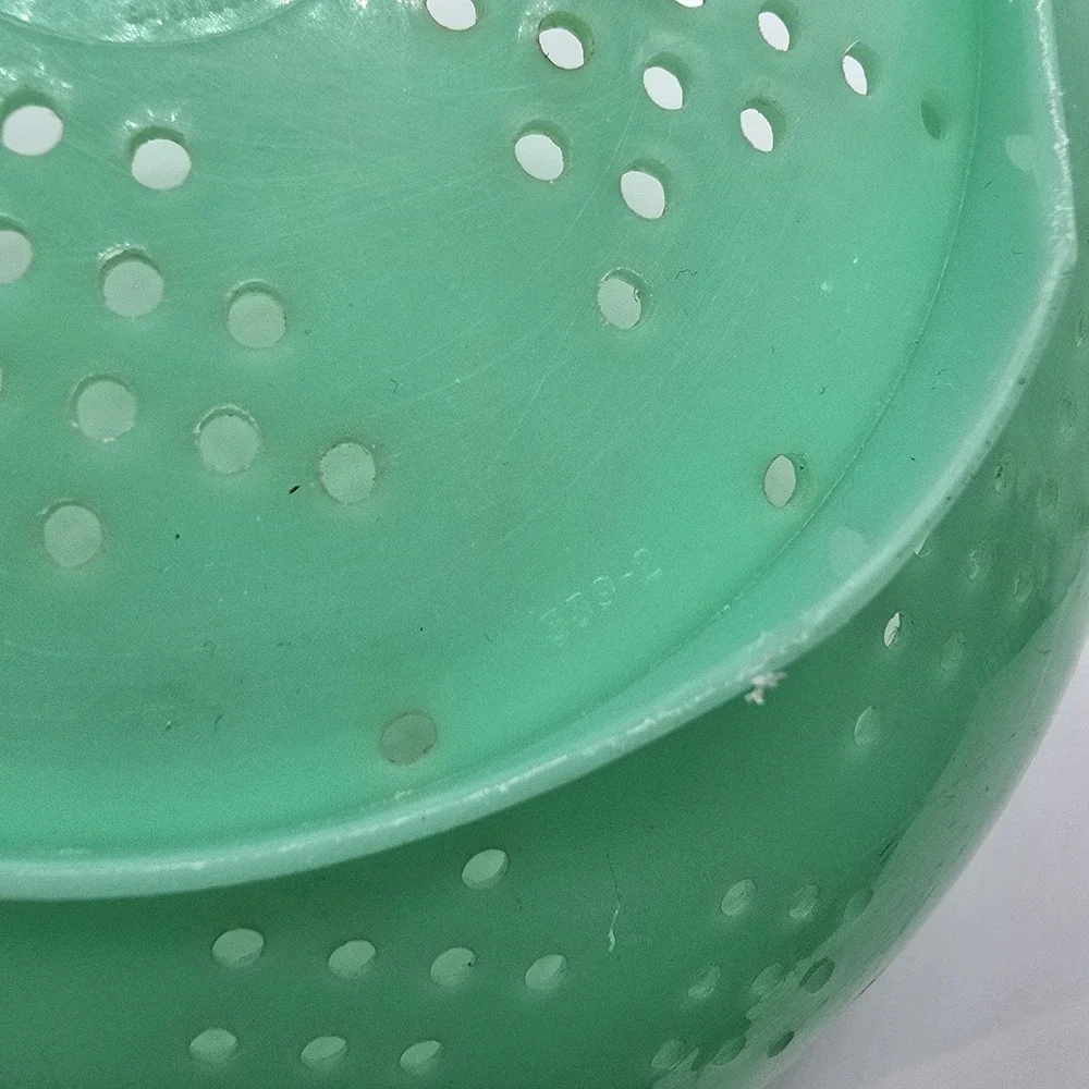 Vintage Tupperware Jadeite Green Colander Strainer #339